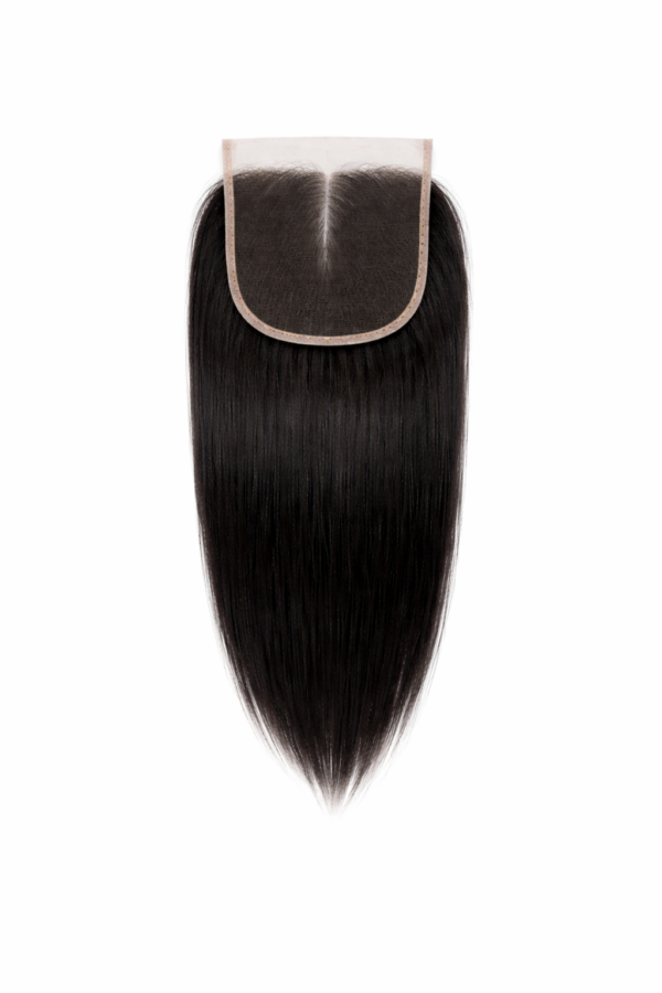 Straight transparent lace closure
